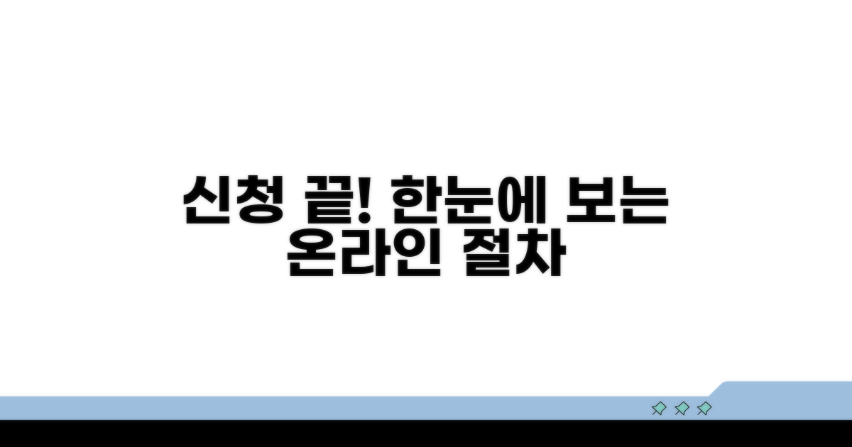 온라인 신청 절차 상세 안내