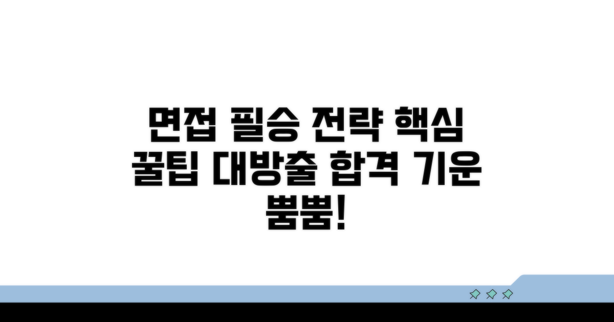 면접 시 꼭 알아둘 점