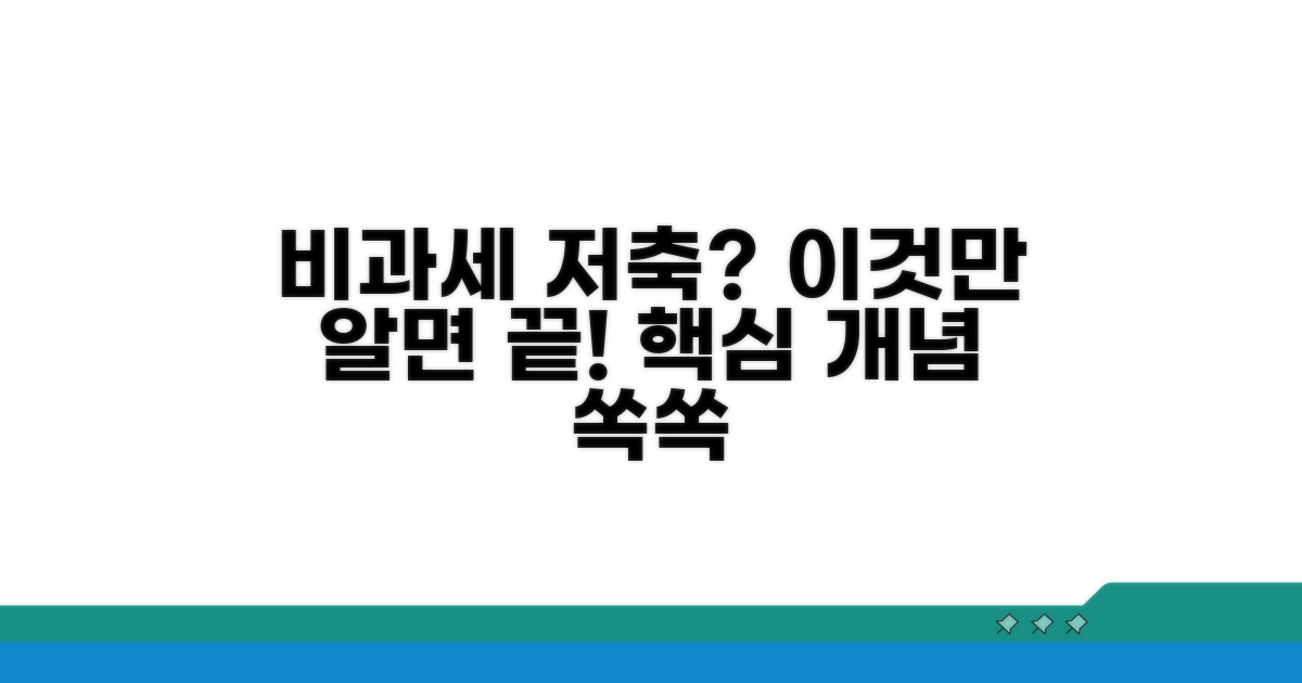비과세종합저축, 기본 개념 알아보기