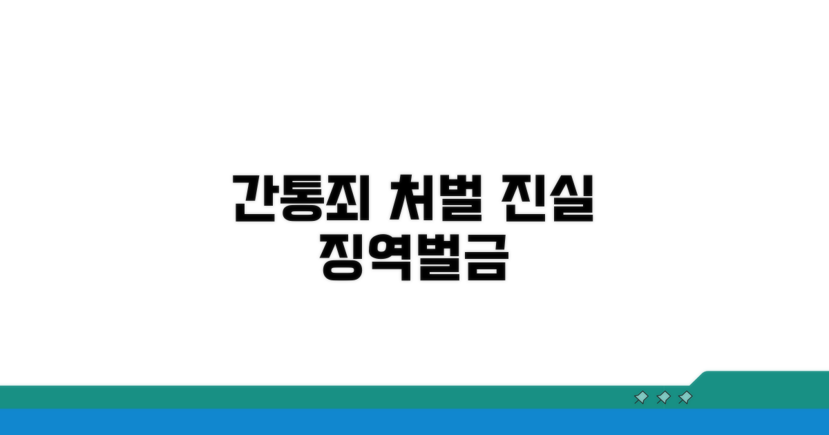 간음죄 형량 상세 분석