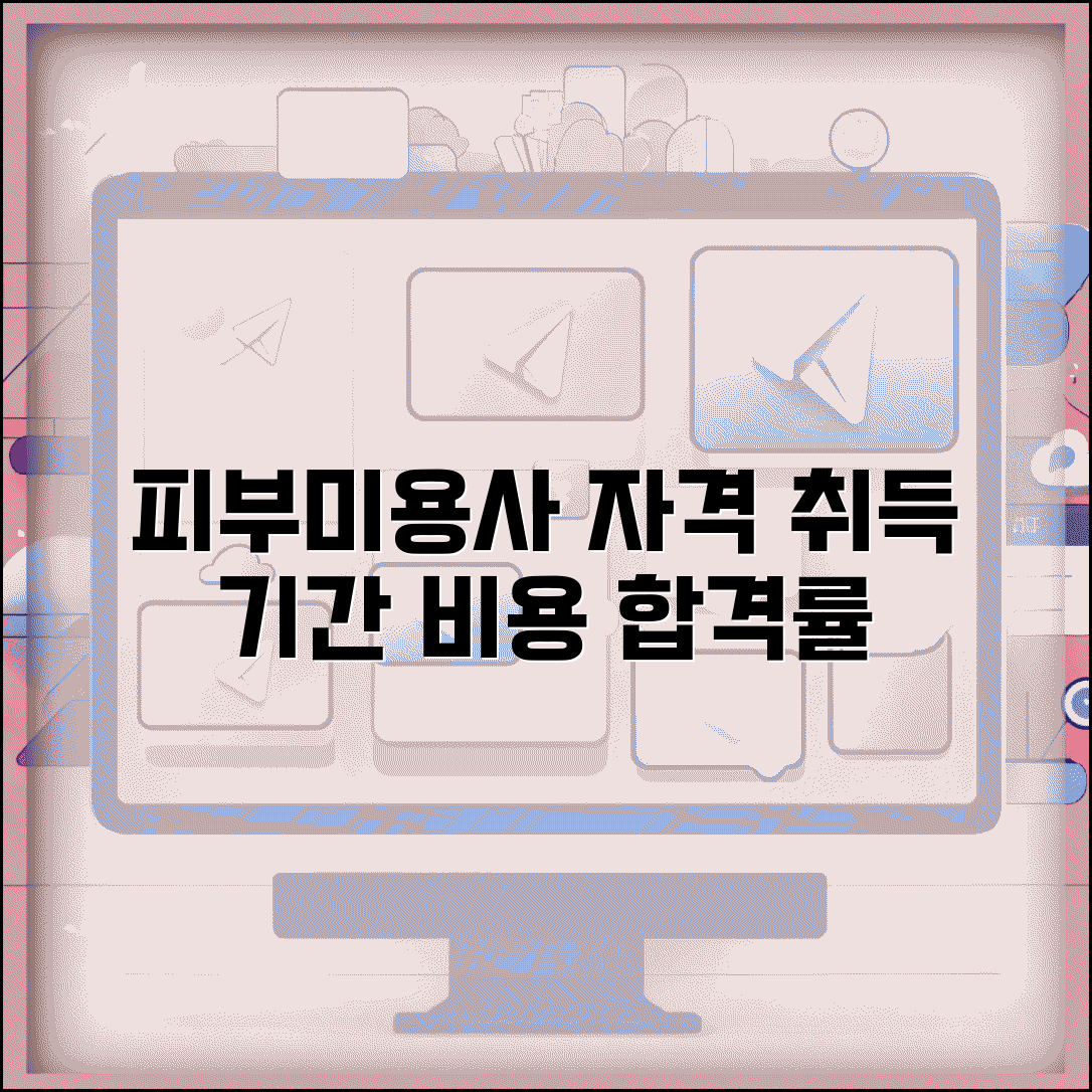 피부관리사 교육 과정 기간 몇 개월 | 피부미용사 자격 취득 시간, 비용 및 합격률 확인
