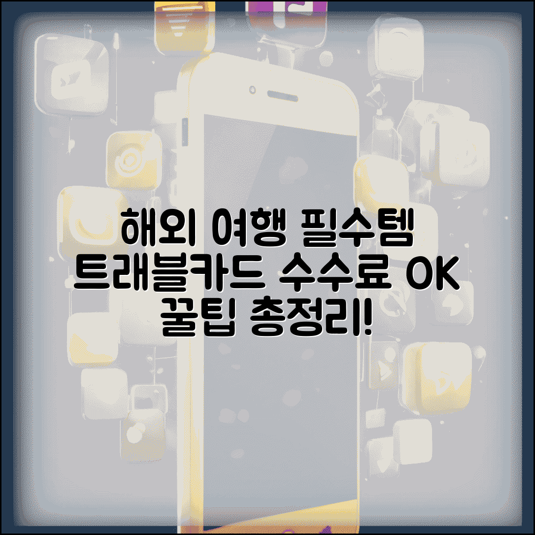 트래블카드 수수료 해외 사용 | 여행용 카드 수수료 비교, 혜택, 사용 꿀팁 총정리