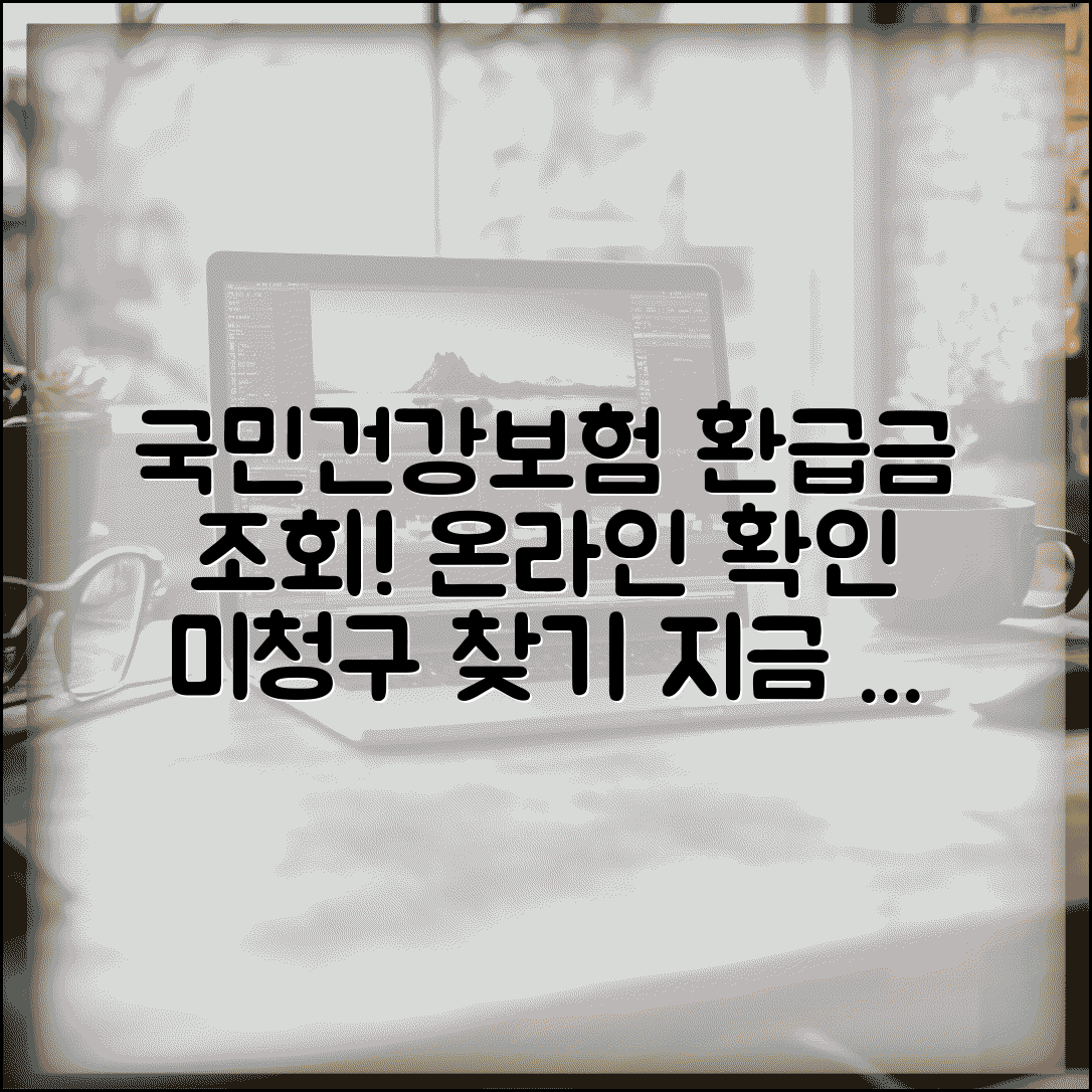 국민건강보험공단 환급금 조회 사이트 | 건보 환급금 온라인 확인 방법, 미청구 환급금 찾기