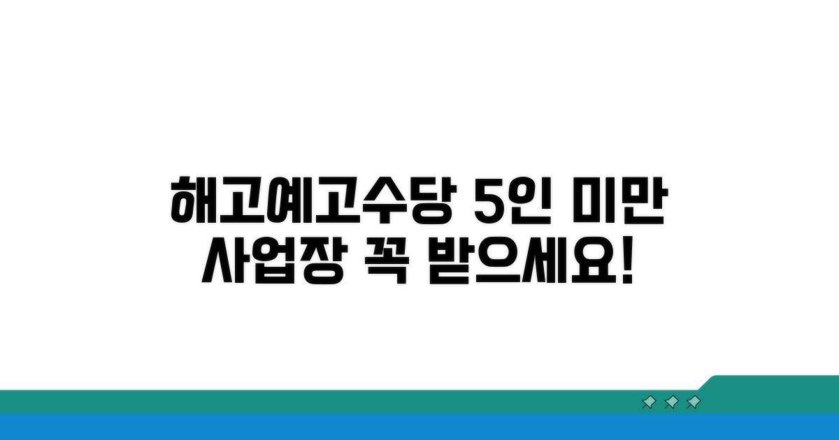 5인미만 사업장 해고예고수당 적용