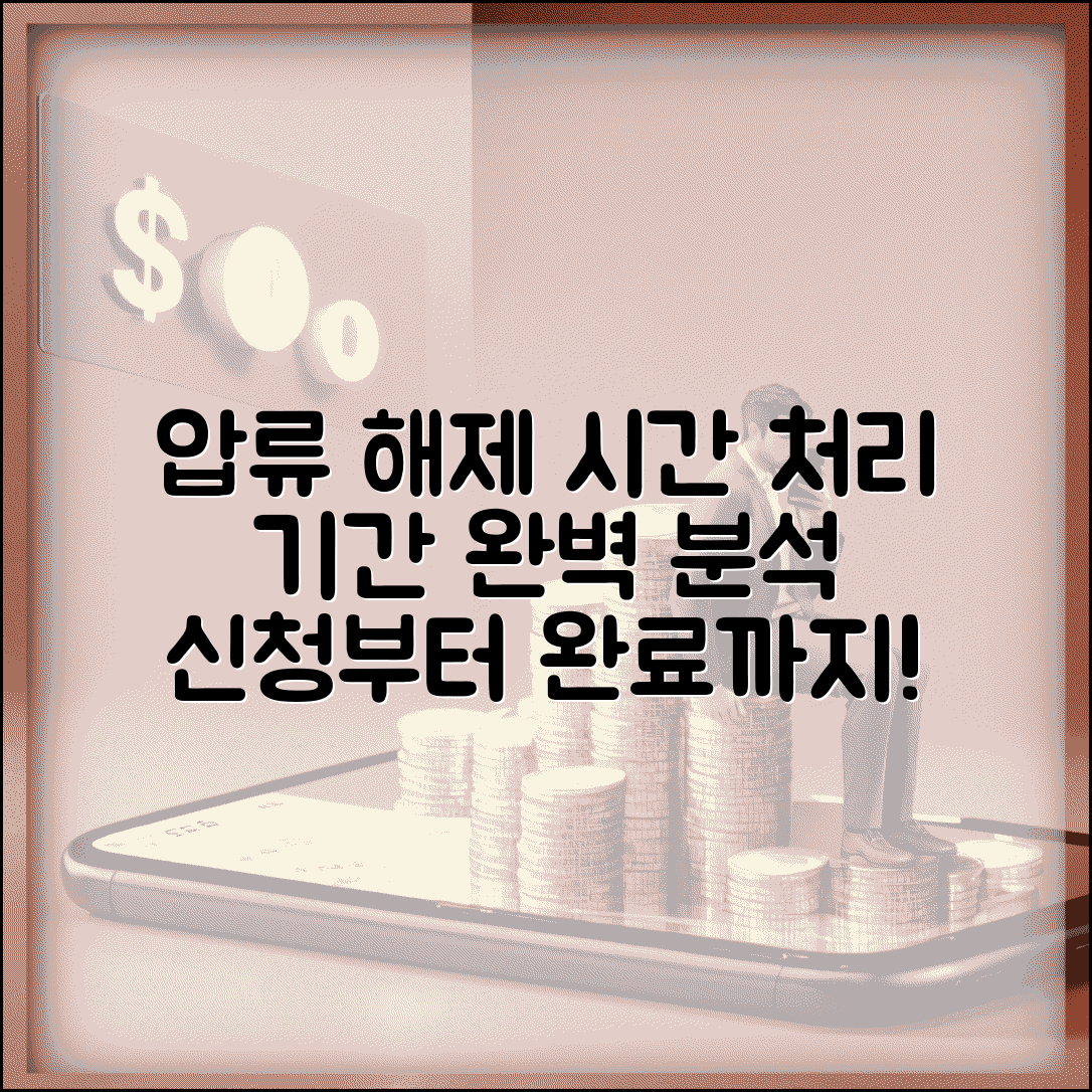 압류해제 시간 및 처리기간 | 압류해제신청 접수부터 완료까지