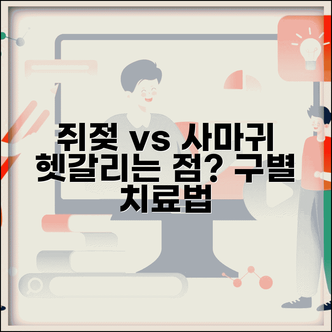 쥐젖 vs 사마귀 구별법 | 쥐젖 사마귀 차이점 | 정확한 진단 방법 | 치료법 차이