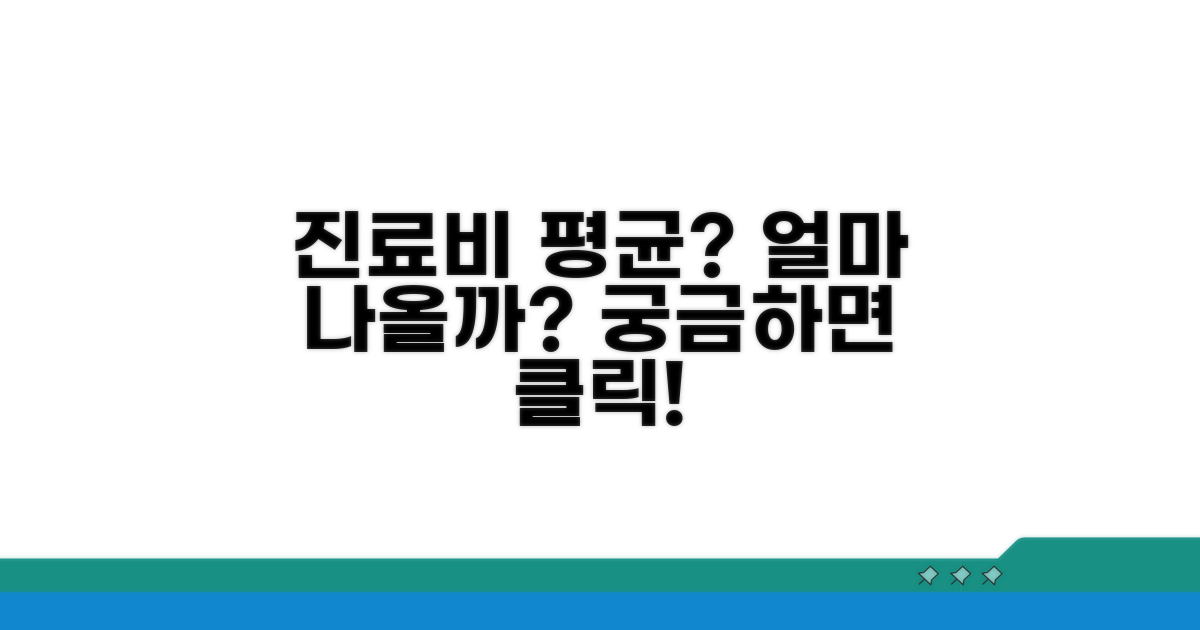 진료비 평균, 얼마 나올까?