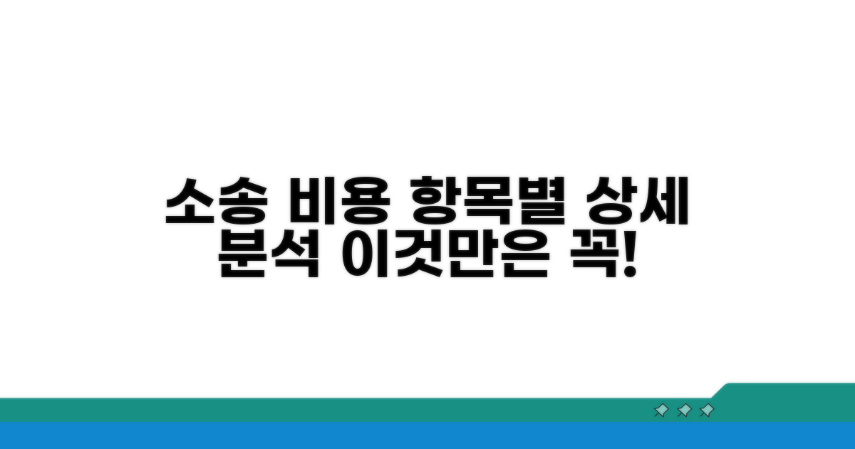 소송 준비 비용 청구 항목 상세 분석