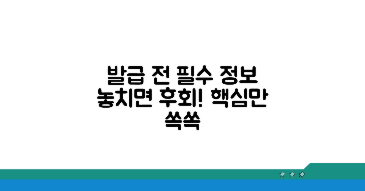 발급 전 꼭 알아야 할 필수 정보