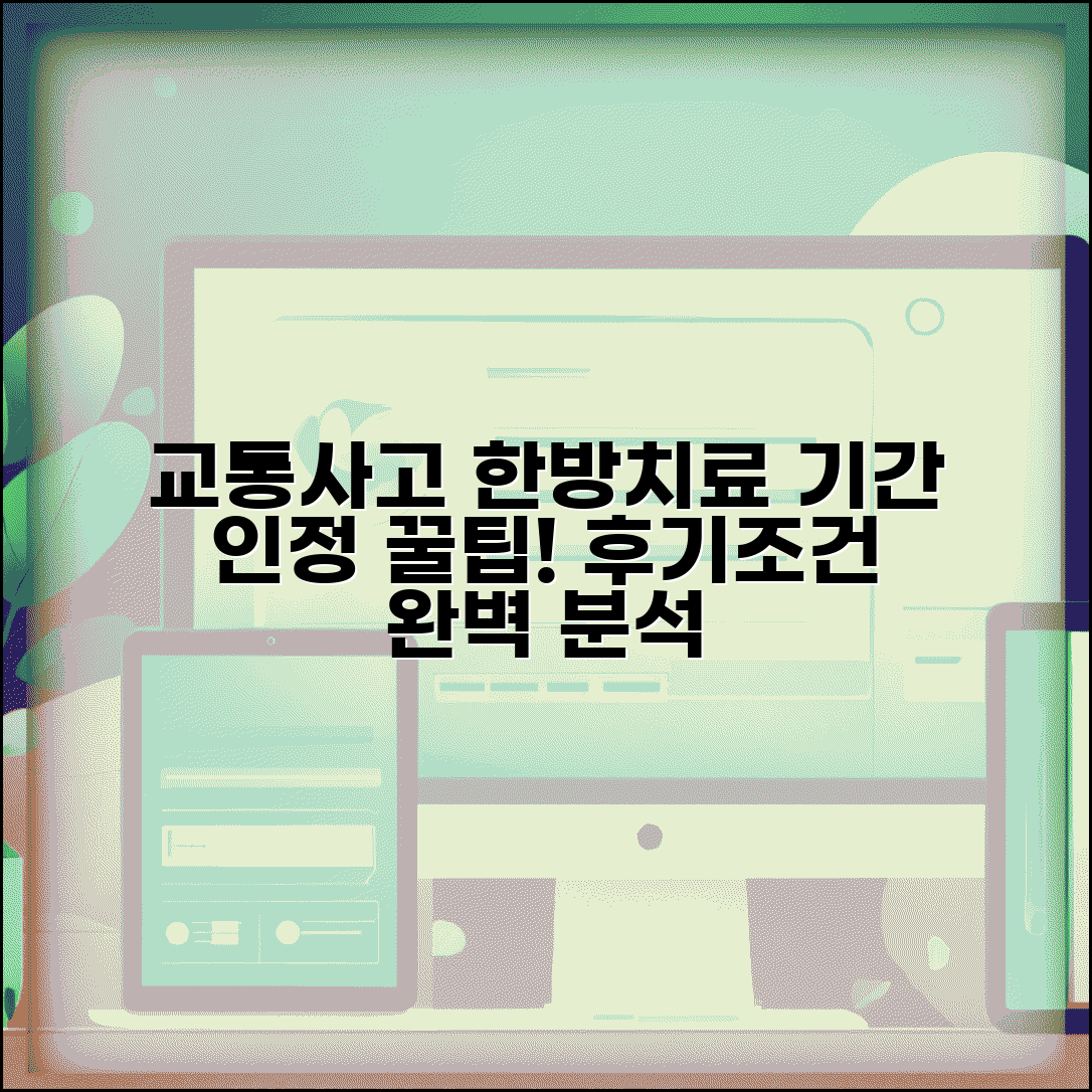 교통사고 한방치료 기간 인정 범위 | 한의원 치료 기간 한도, 후기, 조건 총정리