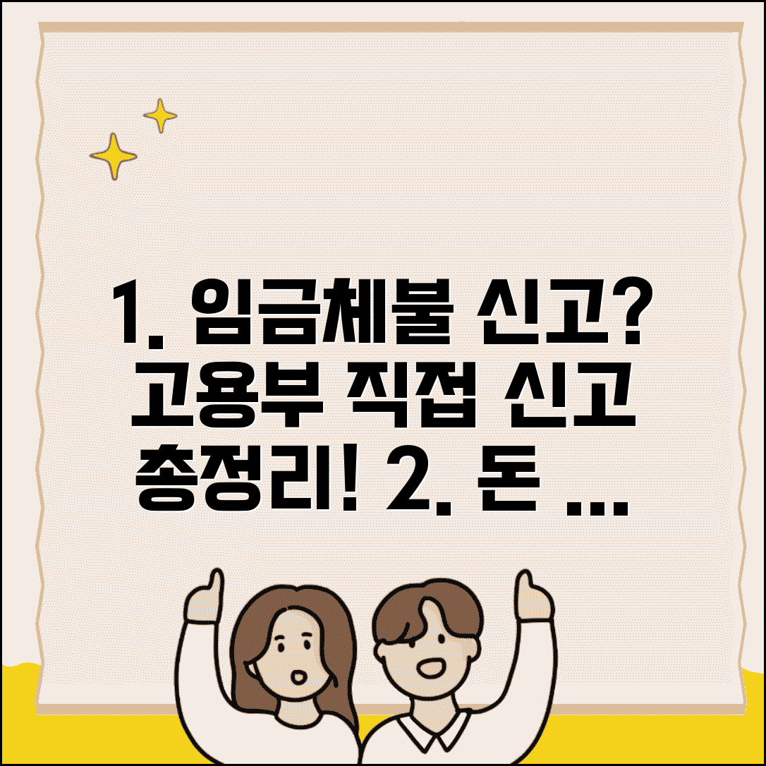 고용노동부 임금체불 신고 | 고용감독관 통한 신고 방법, 절차 및 필요 서류 총정리