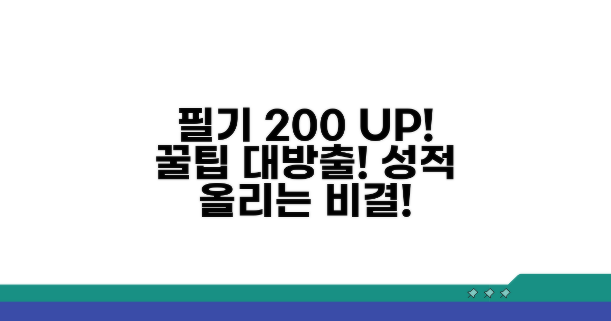 효율 200% 높이는 필기 꿀팁 대방출