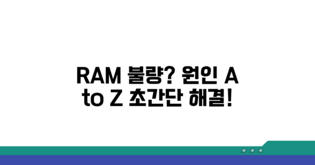 RAM 슬롯 인식 불량 원인 파헤치기
