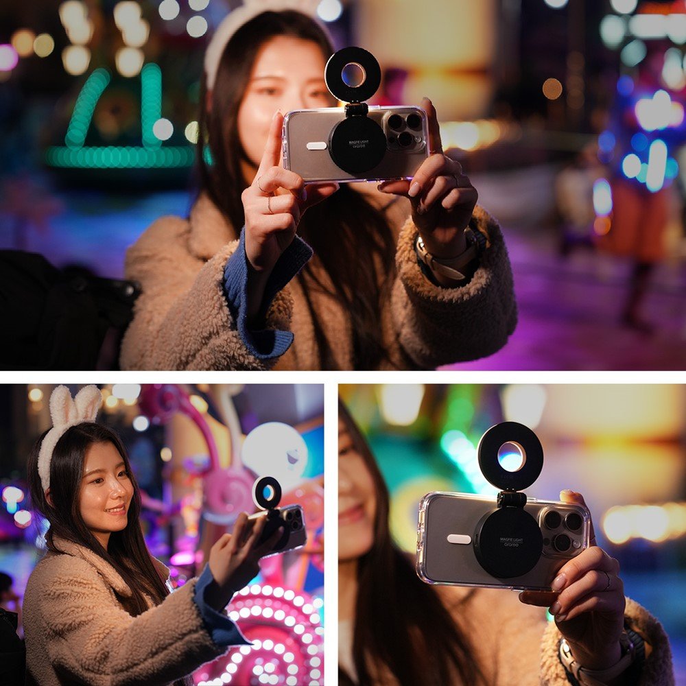 휴대용 셀카조명 맥세이프 LED 카메라 조명 마그네틱 맥피 라이트 상세 이미지 2