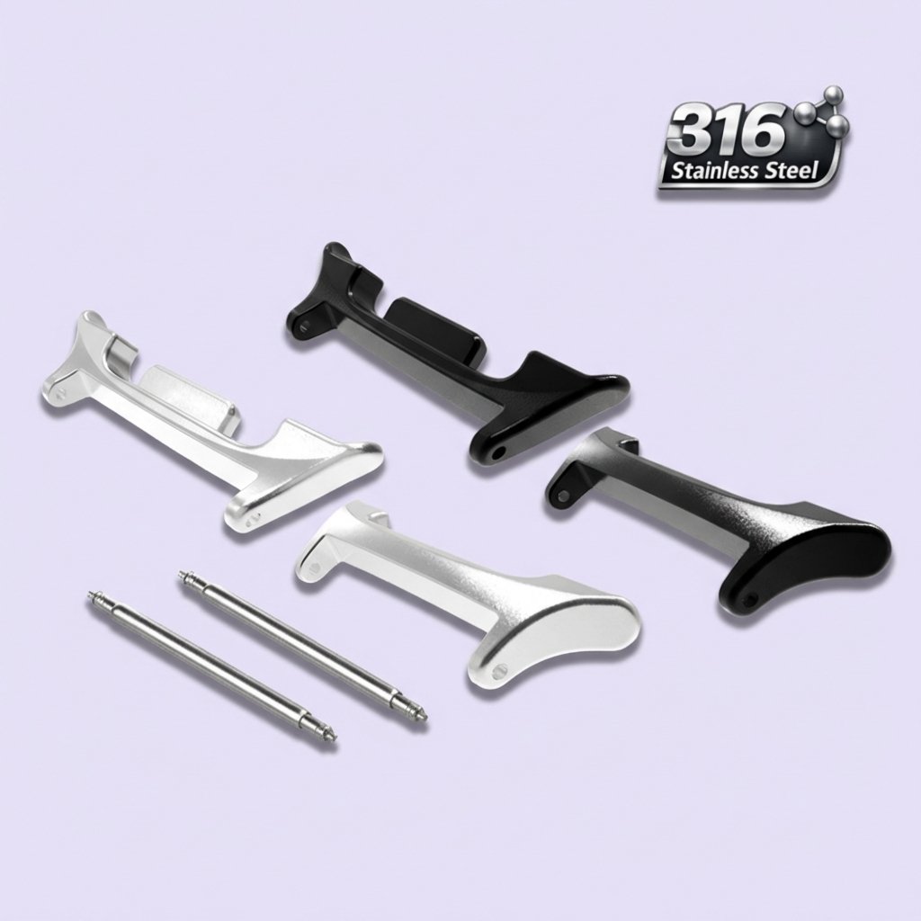 갤럭시워치8 클래식 스트랩 연결 어댑터 커넥터 커스텀 스테인리스스틸 317 고급 메탈 호환 상세 이미지 1