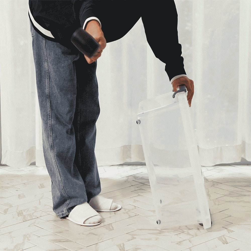 투명 베이직 리빙박스 40L 45L 55L 65L 플라스틱 다용도수납함 상세 이미지 1