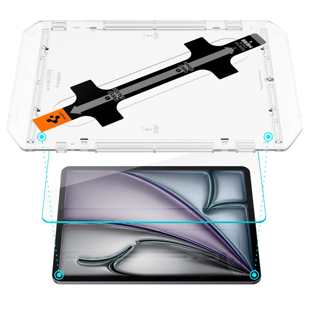 아이패드에어 13 M4 M3 M2 붙이기 쉬운 강화유리 액정필름 글라스tR 이지핏 상세 이미지 2