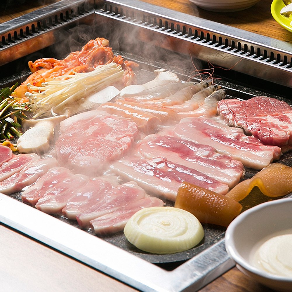 유황한돈 냉장 삼겹살 목살 1kg 오겹살 캠핑 등갈비 갈매기살 가브리살 항정살 상세 이미지 1