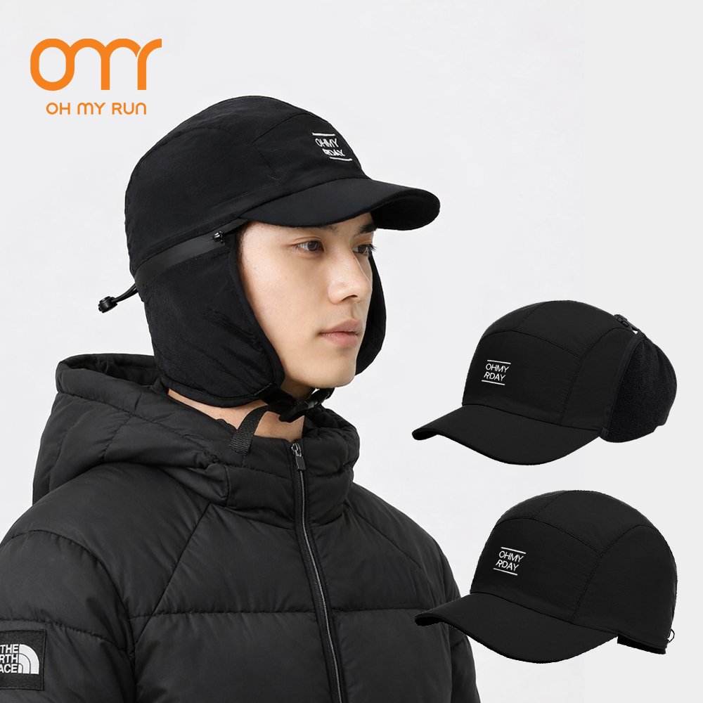 겨울 러닝모자 런닝 마라톤 볼캡 트레일 귀달이모자 등산 상세 이미지 2