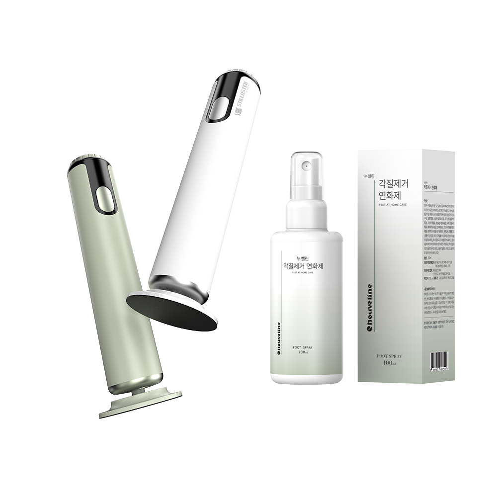 슈틸루스터 클린 풋 전동 발각질제거기 전용 연화제 추가 홈케어팩 상세 이미지 1