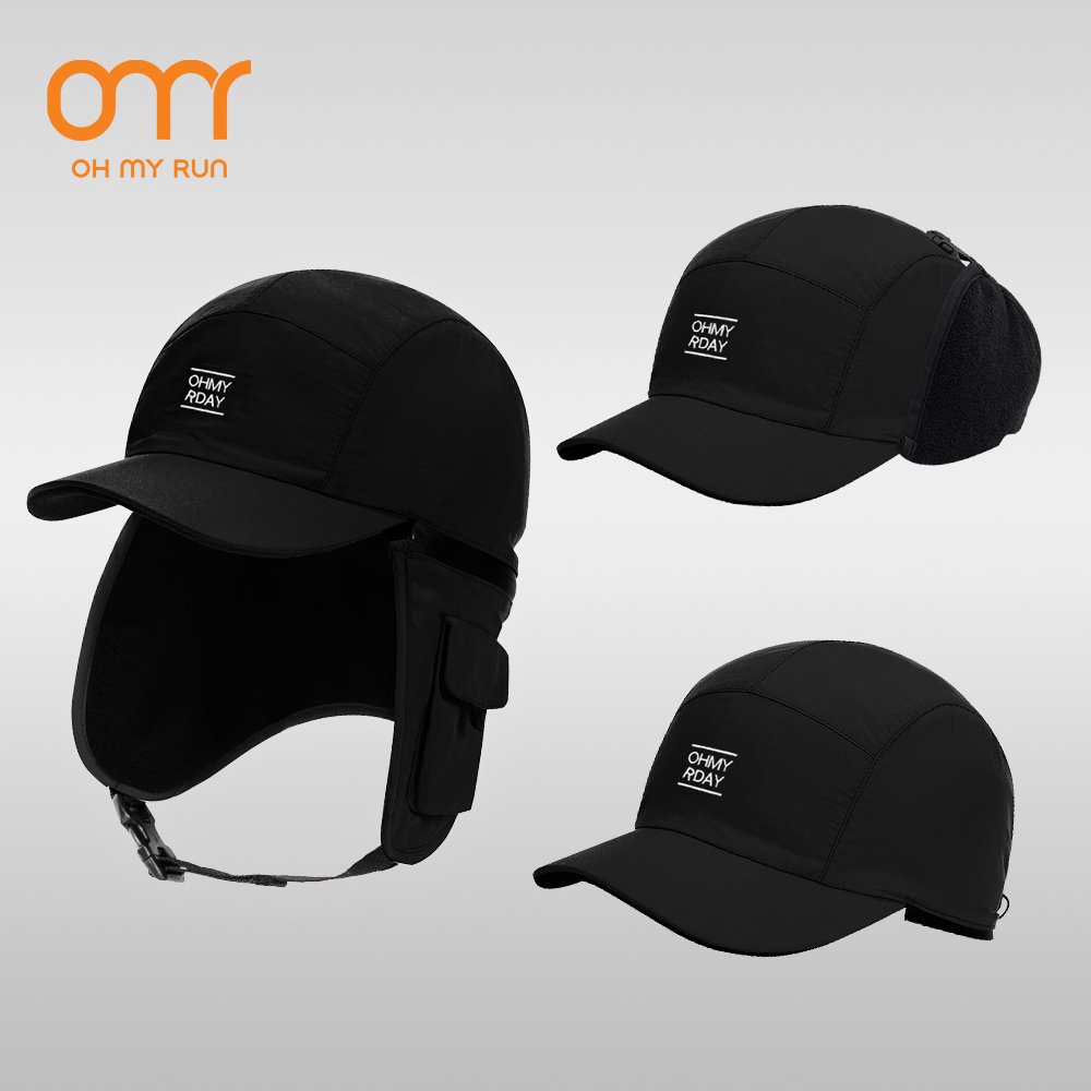 겨울 러닝모자 런닝 마라톤 볼캡 트레일 귀달이모자 등산 상세 이미지 2