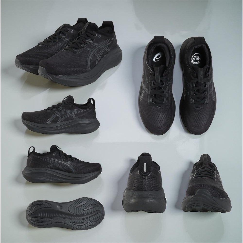 아식스 젤 님버스 27 블랙 2E 스탠다드 러닝화 운동화 남성 1011B958.001 상세 이미지 2