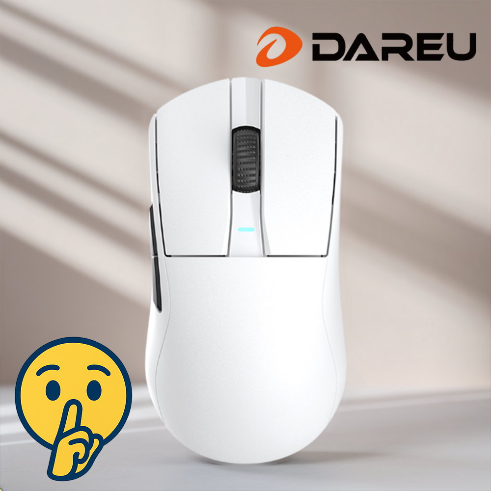 다얼유 A950G 무선 게이밍마우스 저소음 화이트 상세 이미지 1