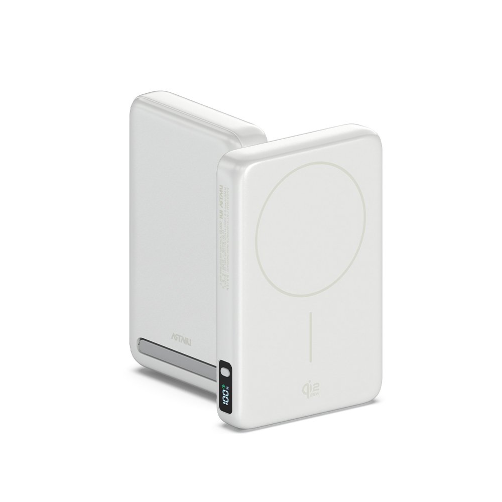 Qi2 25W 맥세이프 초고속 무선 보조배터리 QB610 10000mAh, 화이트 상세 이미지 2