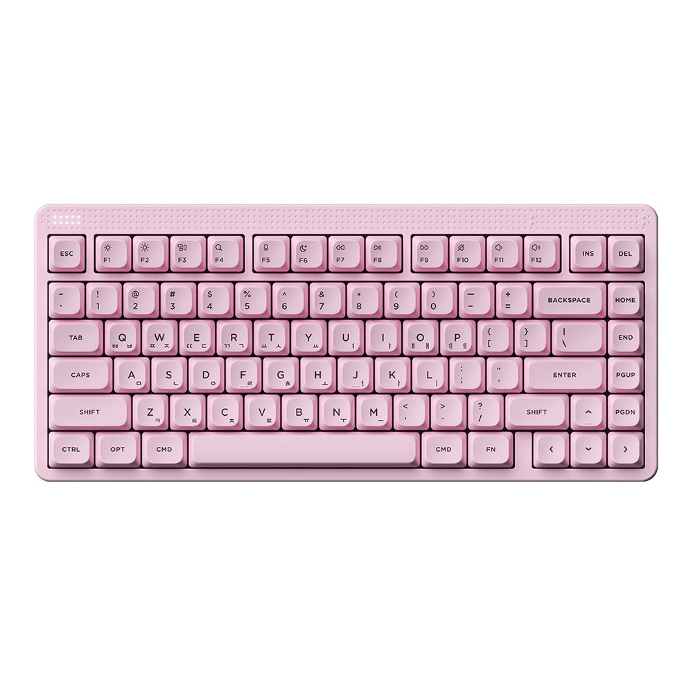 NUPHY NODE75 기계식키보드 하이 프로파일 라이트 핑크, 맥스 갈축 상세 이미지 2