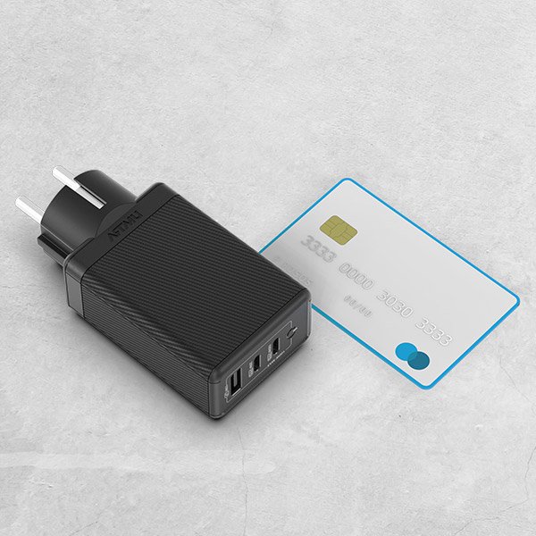USB PD 100W PPS GaN 접지 멀티 초고속 충전기 GS610 블랙 상세 이미지 1