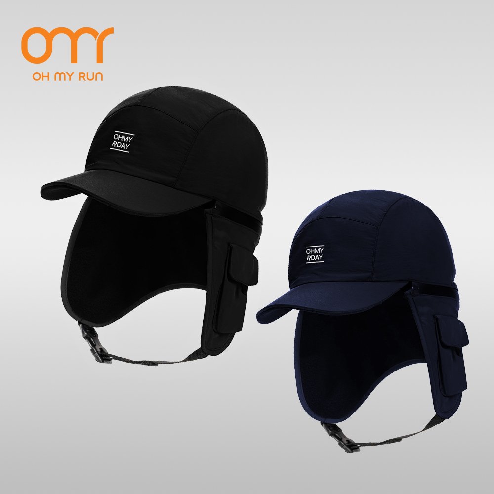 겨울 러닝모자 런닝 마라톤 볼캡 트레일 귀달이모자 등산 상세 이미지 1