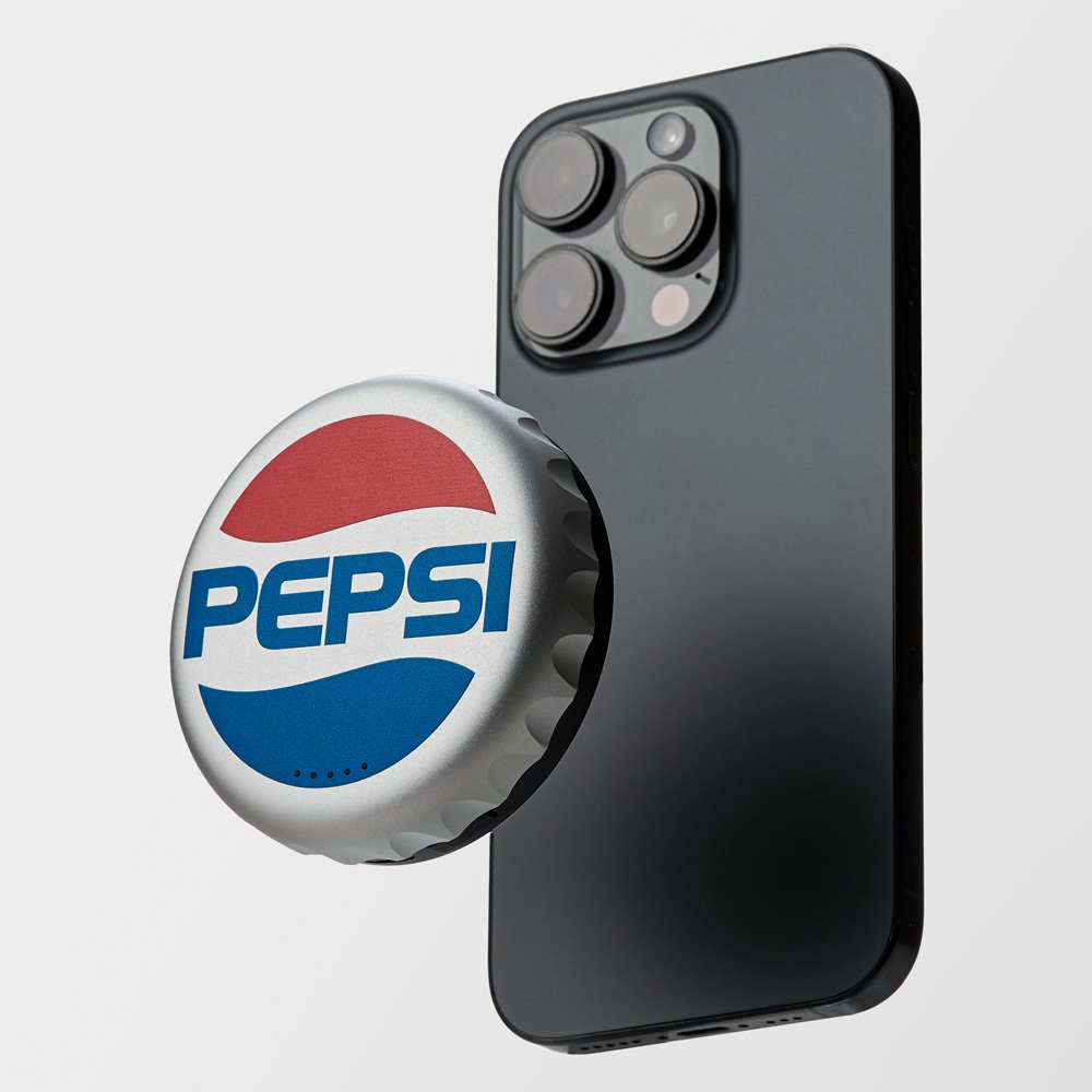 펩시 병뚜껑 마그네틱 맥세이프 호환 유무선 보조 배터리 PEP-MSCC01 상세 이미지 1