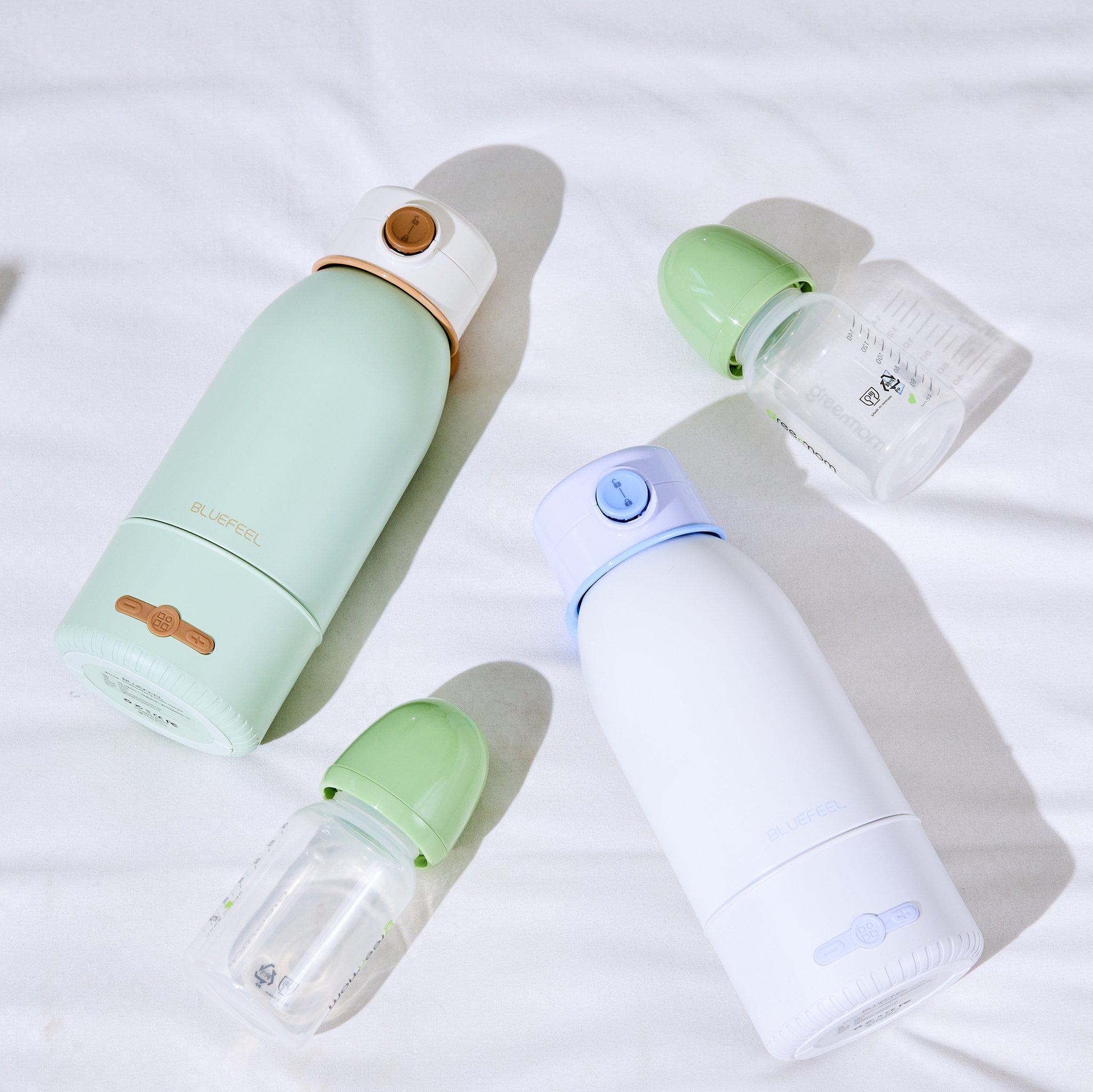 블루필 무선 전기포트 휴대용 분유포트 힛백 가열 텀블러 이유식 여행용 티 커피 500ml 상세 이미지 2