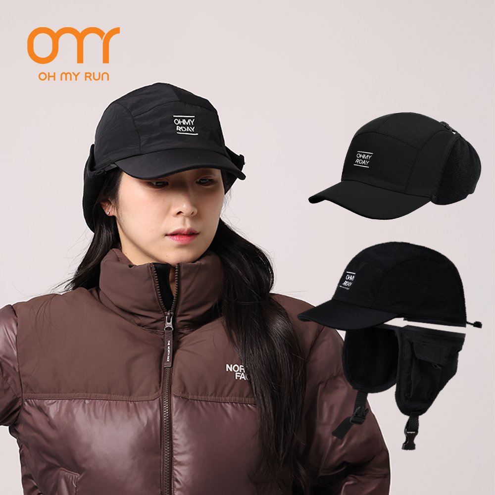 겨울 러닝모자 런닝 마라톤 볼캡 트레일 귀달이모자 등산 상세 이미지 1