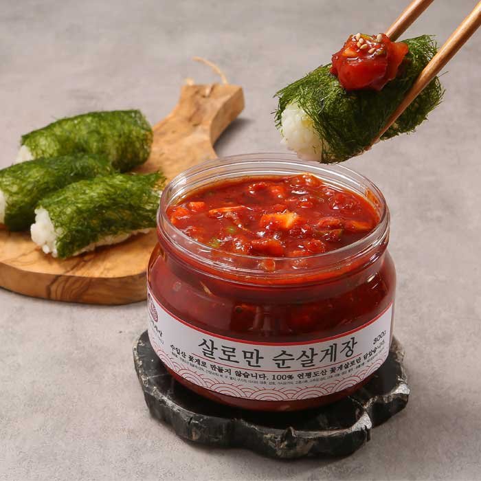 62년전통 알품게 삼대인천게장 살로만 순살게장 간장게장 양념 400g 상세 이미지 1