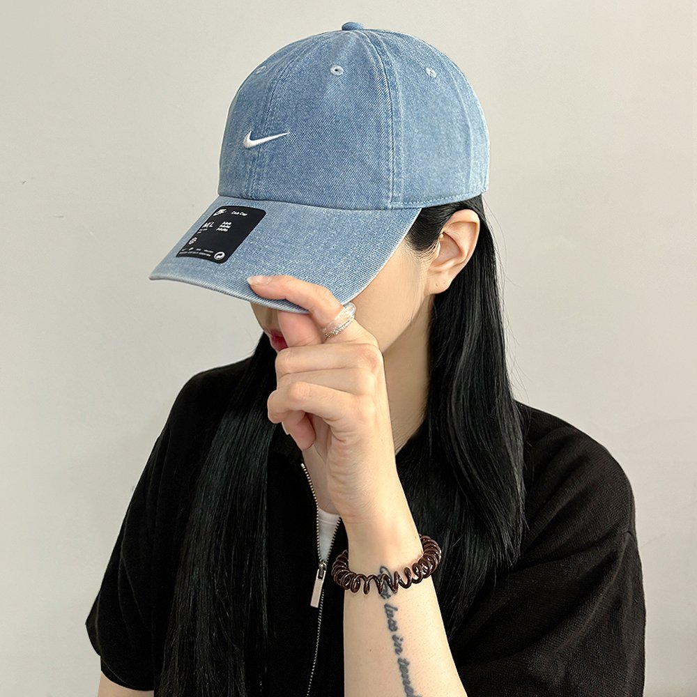 나이키 모자 데님 언스트럭처 스톰 썬더 블루 볼캡 상세 이미지 1