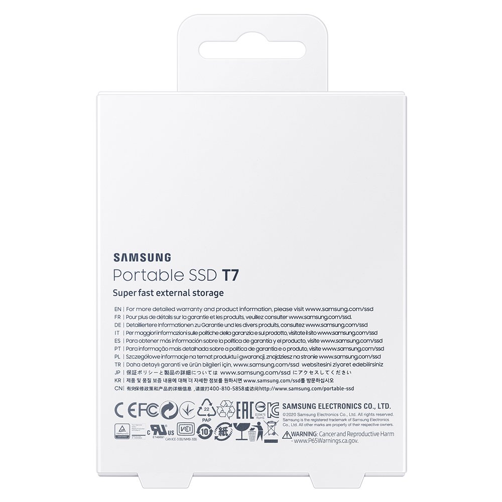 삼성전자 삼성 포터블 외장 SSD T7 데이터 복구 서비스 1TB, 그레이 상세 이미지 2
