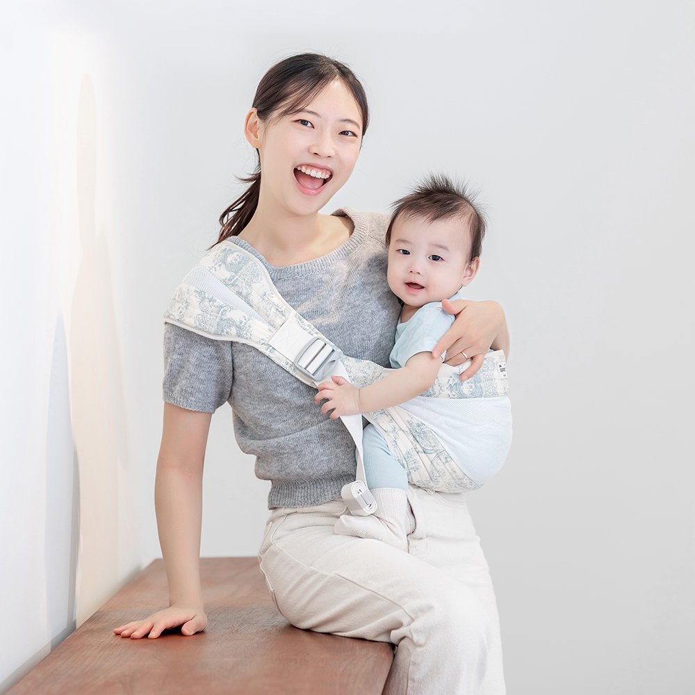베이비소풍 해먹 사이드 힙시트 휴대용 영유아 외출용 / 프렌치 상세 이미지 2