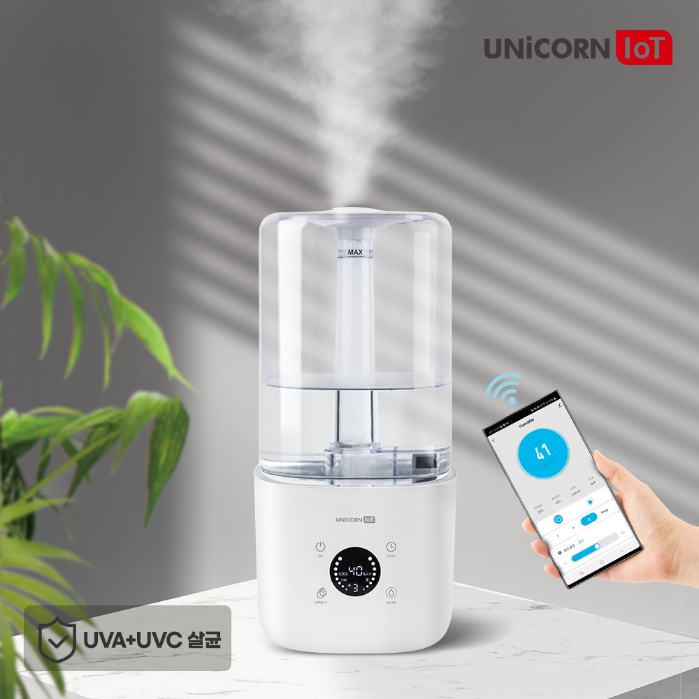 유니콘 IOT UV살균 6L대용량스마트가습기 IOT 앱연동 WIFI어플연동 리모컨지원 TL-HM60V 상세 이미지 1