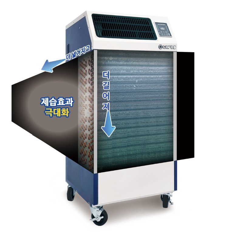 캐로스 대용량제습기 260L 자연배수형 산업용 대형 공장용제습기 상세 이미지 1